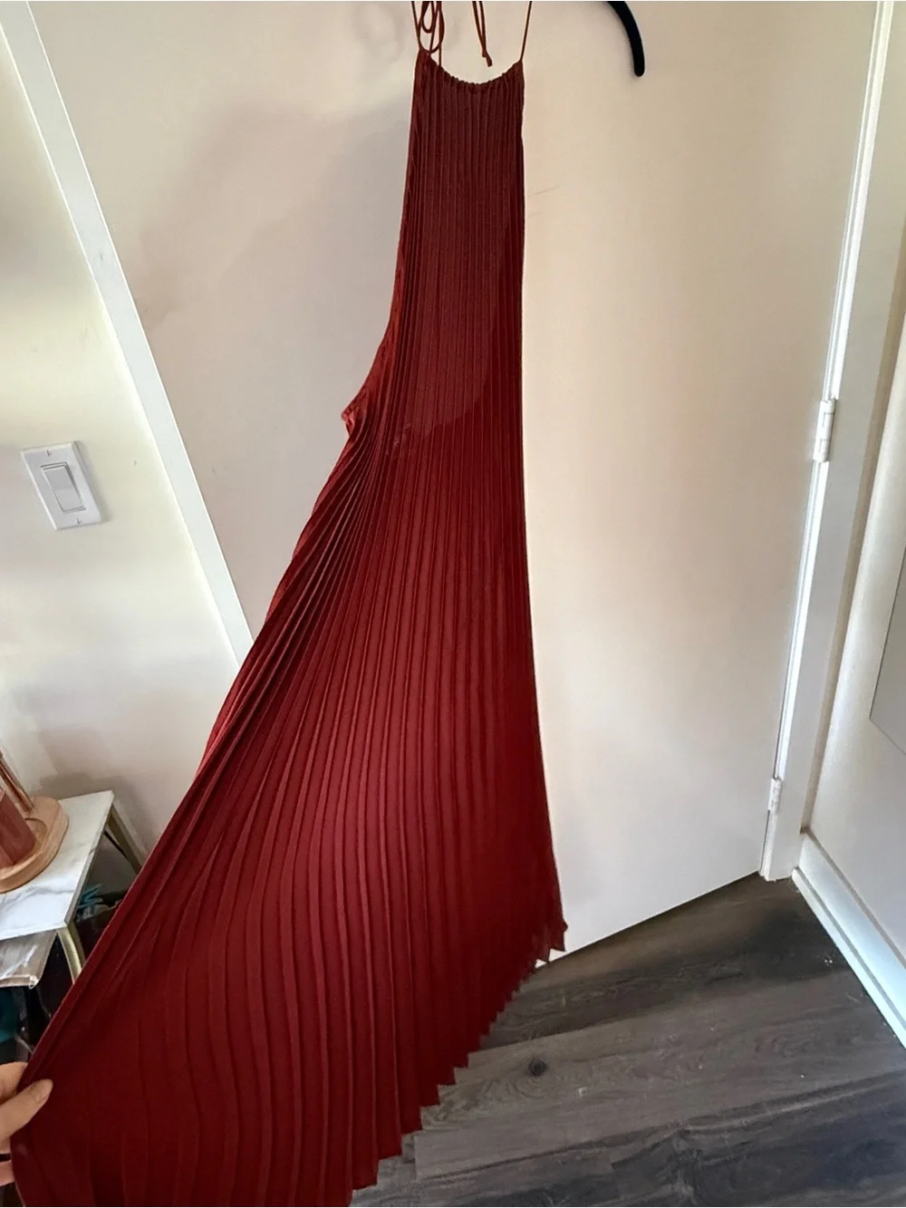 Sezane Layla Dress Terracotta 36/4 - Picture 6 of 11